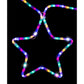 LED Ropelight 5 Stars Chain available in 2 Colors - Multicolor