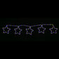 LED Ropelight 5 Stars Chain available in 2 Colors - Multicolor