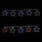 LED Ropelight 5 Stars Chain available in 2 Colors - RGBYW