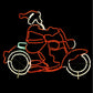 LED Flexi Strip Santa Motorbike Flash