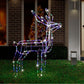 LED Twinkling Standing Reindeer – 110cm available in 2 Colors - Cool White