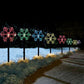 Solar Snowflake Path Lights – 5 Pack, 35cm available in 2 Colors - Cool White