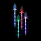 LED Lightshow Star Path Lights 4 pieces Remote Controlled - Stars