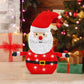 LED Collapsible Tinsel Santa 70cm Twinkling