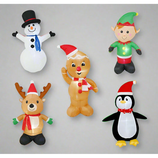 Airpower Christmas Character 120cm Assorted - Gingerbread