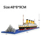 NNEOBA Titanic Ship Toy with LED Light