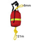 NNEOBA Rope Throw Bag Flotation Device