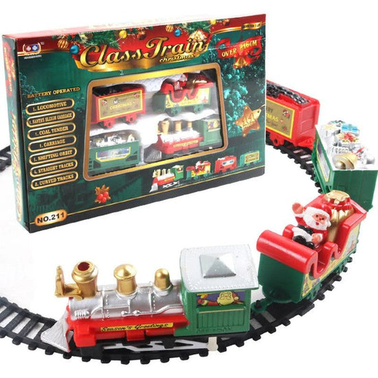 Realistic Christmas Electric Train Set