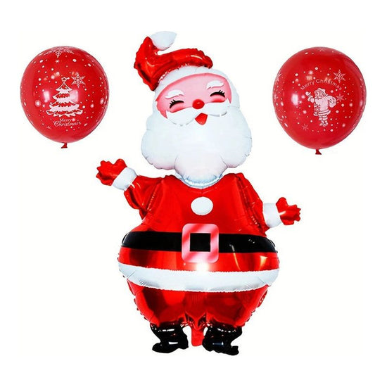 Large Santa Claus Aluminum Foil Balloon