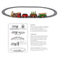 NNEOBA Christmas Village Train Set