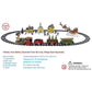 NNEOBA Christmas Village Train Set