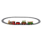 NNEOBA Christmas Village Train Set