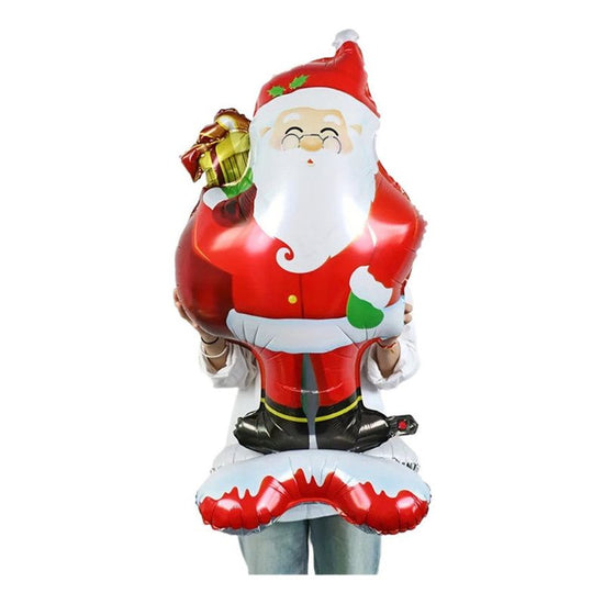 Extra Large Standing Santa Claus Foil Balloon