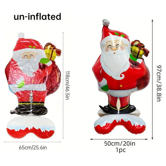 Extra Large Standing Santa Claus Foil Balloon