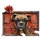 NNEOBA Boxer Dog Aluminum Wall Art - 12x16in Decorative Print