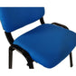 NNECN Stackable Office Conference Visitor and Community Chairs (Set of 7-Blue)