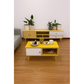 NNECN Modern Living Room TV Stand Table Set