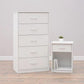 NNECN Classic Elegance: Five-Drawer Chest for Organized Living