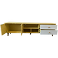 NNECN Two-Doors, Two-Drawers Wooden TV Cabinet