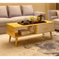 NNECN Coffee Table with Storage Drawer and Open Shelf