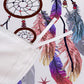 Dream catcher Printed Duvet Cover Set with Matching Pillowcases - white-Double