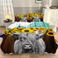 Nature-Inspired Floral Duvet Cover Set - Hypoallergenic Fabric-Double