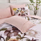 Floral Comforter Set, Queen/King Size, Blush Floral 3-Piece Bedding, Soft Microfiber for All Seasons