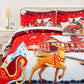 Holiday Cheer Christmas Queen Bedspread Set