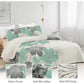 Radiant Quilted Coverlet and Pillowcases Set: Envelop Your Bed in Elegance-Queen