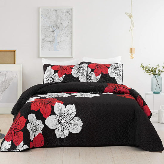 Glorious Quilted coverlet and pillowcovers set: Unmatched Beauty-Queen