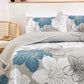 Intricate Quilted Coverlet and Pillowcases Set: Artistry in Every Stitch-Queen