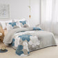 Intricate Quilted Coverlet and Pillowcases Set: Artistry in Every Stitch-Queen