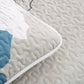 Intricate Quilted Coverlet and Pillowcases Set: Artistry in Every Stitch-Queen