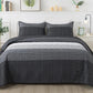 Detailed Quilted Bedspread and Pillowcases Set: A Signature of Quality and Style-Queen