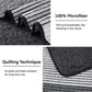 Detailed Quilted Bedspread and Pillowcases Set: A Signature of Quality and Style-Queen