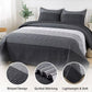 Detailed Quilted Bedspread and Pillowcases Set: A Signature of Quality and Style-Queen