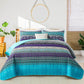 Tranquil Quilted coverlet and pillowcovers set: Perfect for Relaxation-Queen