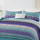 Tranquil Quilted coverlet and pillowcovers set: Perfect for Relaxation-Queen
