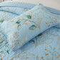 Heavenly Quilted coverlet and pillowcovers set: Cozy and Warm-Queen