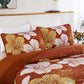 Toasty Quilted bedspread and pillowcovers set: Perfect for Cold Nights-Queen