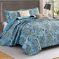 Richly Textured Quilted Coverlet and Pillowcases Set: Embrace the Comfort-Queen