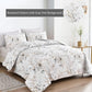 Breathtaking Quilted Coverlet and Pillowcases Set: Transform Your Bedroom&