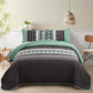 Neutral Quilted bedspread and pillowcovers set: Versatile Style-Queen