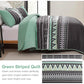 Neutral Quilted bedspread and pillowcovers set: Versatile Style-Queen