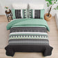 Neutral Quilted bedspread and pillowcovers set: Versatile Style-Queen