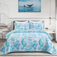 Inviting Quilted bedspread and pillowcovers set: Ideal for All Seasons-Queen