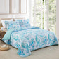 Inviting Quilted bedspread and pillowcovers set: Ideal for All Seasons-Queen