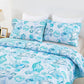 Inviting Quilted bedspread and pillowcovers set: Ideal for All Seasons-Queen