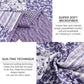 Harmonious Quilted bedspread and pillowcovers set: Perfect Balance of Style-Queen