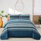 Opalescent Quilted coverlet and pillowcovers set: Shimmering Beauty-Queen